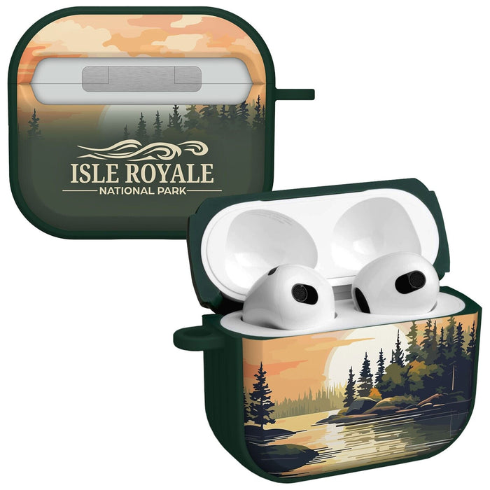 National Parks Isla Royale HDX Apple Airpods Gen 3 Case Cover by Affinity Bands