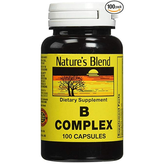 Nature's Blend B Complex Capsules - 100 Caps by Pasteur Pharmacy
