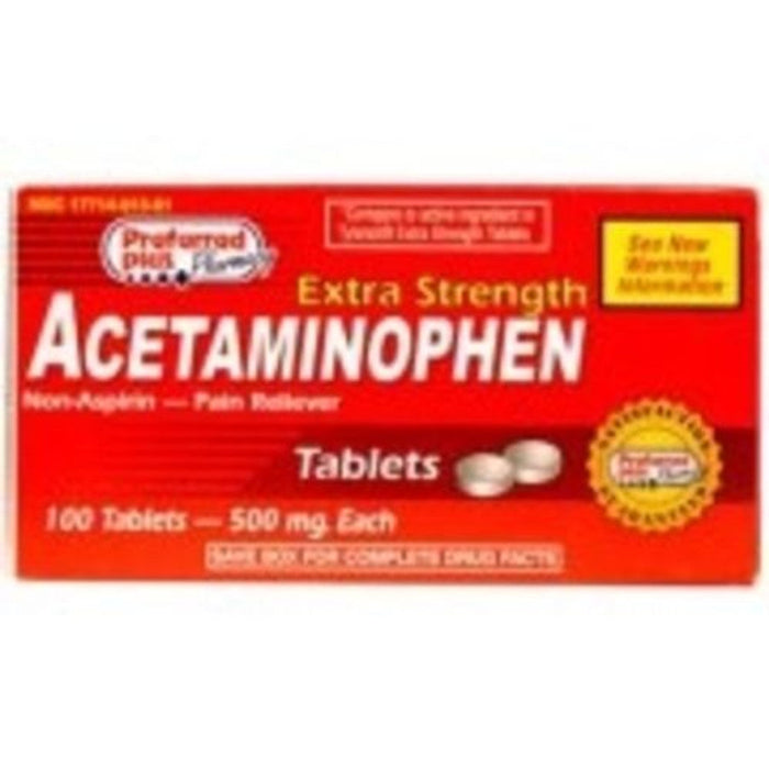 Acetaminophen Tb 500 Mg 100 by Pasteur Pharmacy