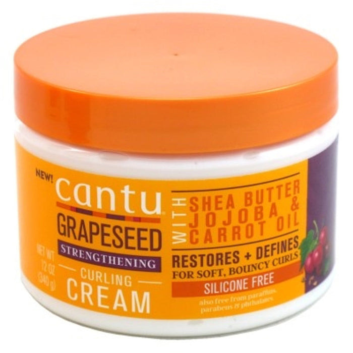 Cantu Grapeseed Strengthening Curling Cream 12oz by Pasteur Pharmacy
