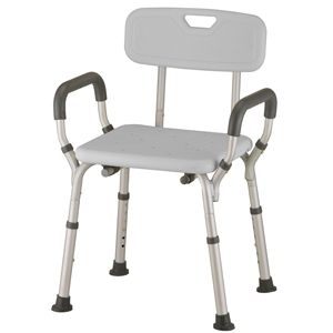 Nova BATH BENCH WITH BACK AND ARMS (Retail Packaged) (300 Lbs Capacity) by Pasteur Pharmacy