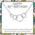 40th Birthday Necklace by Dear Ava