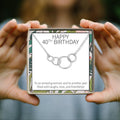 40th Birthday Necklace by Dear Ava