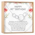 40th Birthday Necklace by Dear Ava
