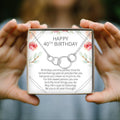 40th Birthday Necklace by Dear Ava