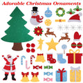 41-Piece: DIY Felt Christmas Tree Detachable Ornaments for Kids by DailySale