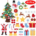 41-Piece: DIY Felt Christmas Tree Detachable Ornaments for Kids by DailySale