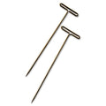 GEM T-Pins, Steel, Silver, 1.5", 100/Box