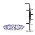 2.33 Carat Genuine Tanzanite .925 Sterling Silver Ring by Bids.com