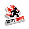 Safety 3rd - Hard Hat Decal