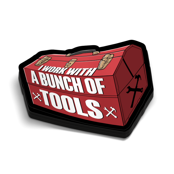 Bunch Of Tools - Hard Hat Decal by Armed American Supply