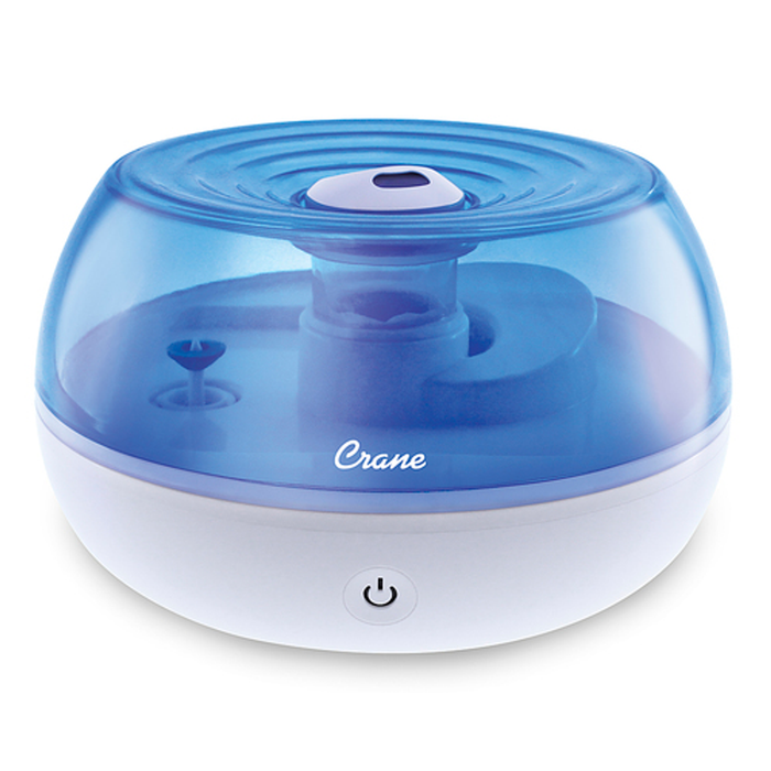 Crane 0.2 Gal. Personal Ultrasonic Cool Mist Humidifier - Blue/White by Pasteur Pharmacy