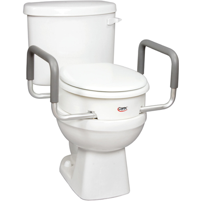 Carex Toilet Seat Elevator With Handles For Elongated Toilets by Pasteur Pharmacy
