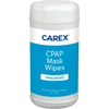 Carex Unscented CPAP Mask Wipes – 62 Count High-Absorbency Cleaning Pads
