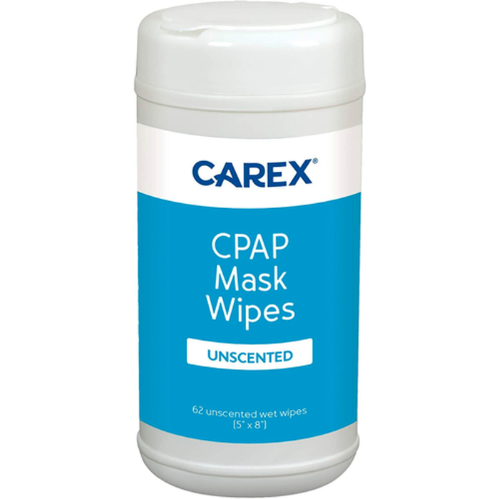 Carex Unscented CPAP Mask Wipes – 62 Count High-Absorbency Cleaning Pads by Pasteur Pharmacy