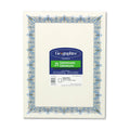 Geographics Award Certificates with Gold Seals, 8.5 x 11, Unique Blue with White Border, 25/Pack