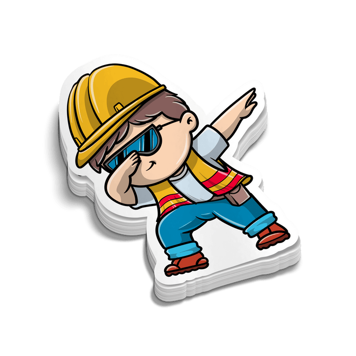 Construction DAB - Hard Hat Decal by Armed American Supply