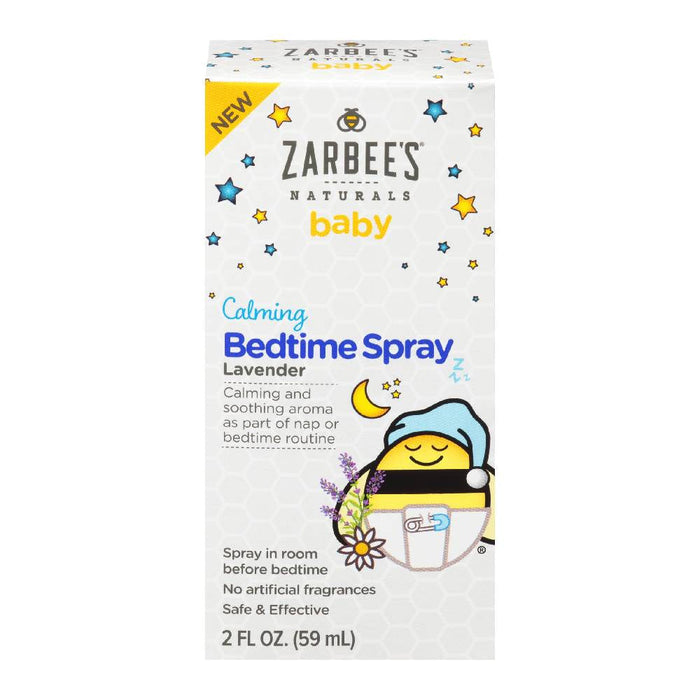Zarbee's Baby Calming Bedtime Spray with Lavender – 2 oz Mist for Sleep Routine by Pasteur Pharmacy