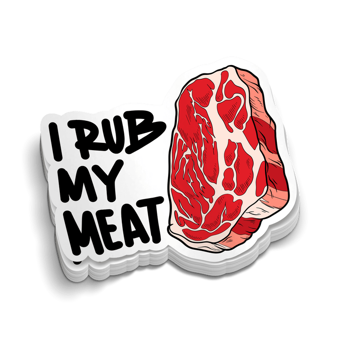 Rub Meat - Hard Hat Decal by Armed American Supply