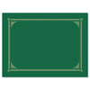 Geographics Certificate/Document Cover, 12.5 x 9.75, Green, 6/Pack
