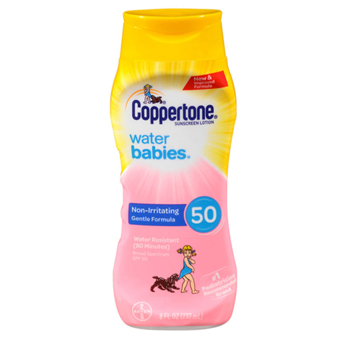 Coppertone Water Babies Sunscreen Lotion - SPF 50 - 8 Fl Oz by Pasteur Pharmacy