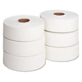 Georgia Pacific Jumbo Roll Bath Tissue, Septic Safe, 2-Ply, White, 3.5" x 2,000 ft, 6 Rolls/Carton
