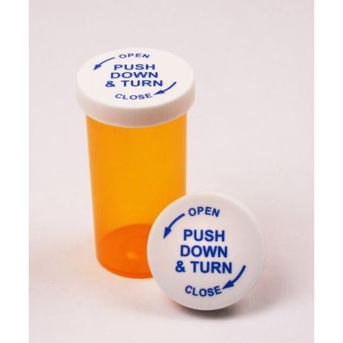 Vials Child Resistant Amber 115 60 Dram by Pasteur Pharmacy