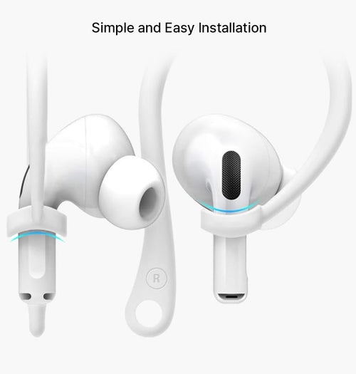 Silicone Ear Hooks for AirPods Pro, Anti-Lost Anti-Drop by Merchsection