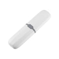 VOCOSTE Toothbrush Travel Case Plastic White 7.87x2.17 Inches by Deal US
