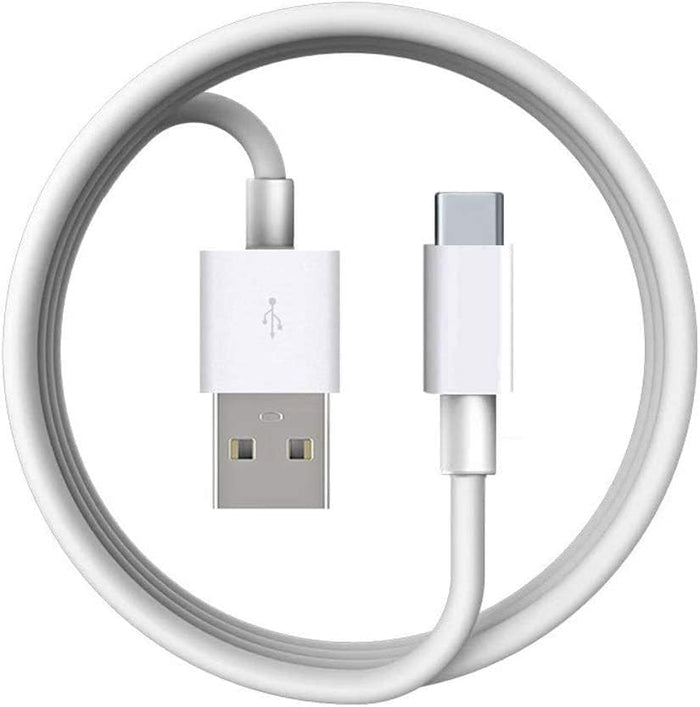 Xnarew USB C Charger Cable for JISULIFE Mini Fan 5FT White Copper by Deal US