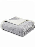 Madison Park Elma Oversized Textured Plush Throw by Vanessa Jane