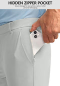 Obla Men's Slim Fit Golf Pants Silver Grey 33W 32L by Deal US