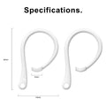 Silicone Ear Hooks for AirPods Pro, Anti-Lost Anti-Drop by Merchsection