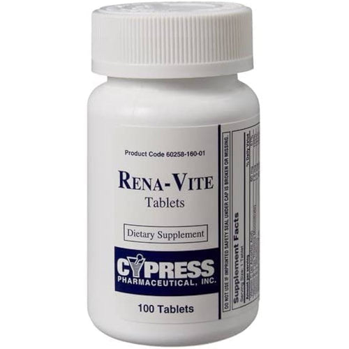 Rena-Vite Dietary Supplement, Specialized Renal Vitamin Formula, 100 Count by Pasteur Pharmacy