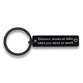yaozeio Long Distance Relationship Keychain Gift for Couples Black Unisex by Deal US