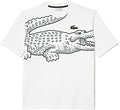 Lacoste Men's Short Sleeve Loose Fit Large Croc T-Shirt by I-Max Fashions