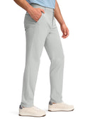 Obla Men's Slim Fit Golf Pants Silver Grey 33W 32L by Deal US