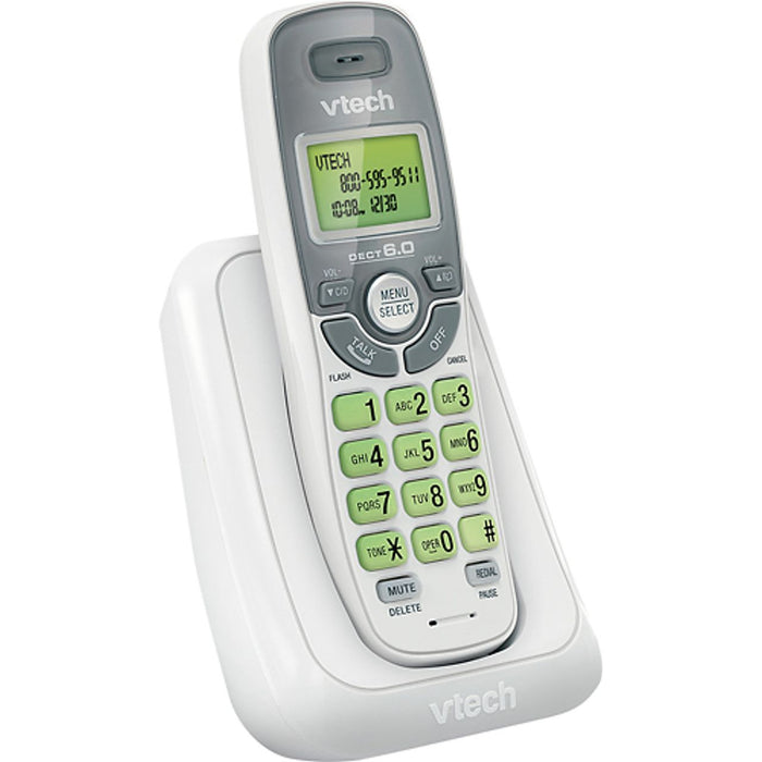 Vtech CS6114 DECT 6.0 Cordless Phone With Caller ID/Call Waiting, 1 Handset - White by Pasteur Pharmacy