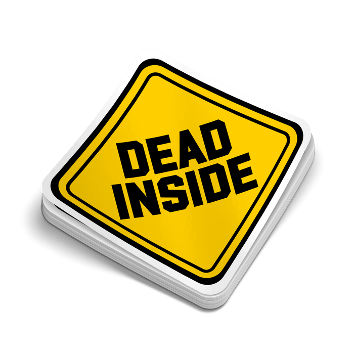 Dead Inside - Hard Hat Decal by Armed American Supply