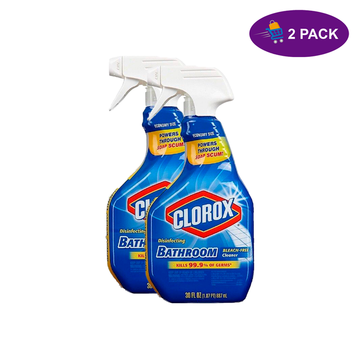 Clorox Bathroom Disinfecting Cleaner, Original, Spray Bottle, 30 Fluid Ounces by Pasteur Pharmacy