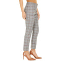 Calvin Klein Plaid Cropped Pants - Orange Multi, Size 12 by Vanessa Jane
