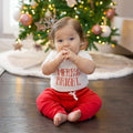 graphic bodysuit | merry & bright by Finn + Emma