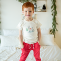 graphic tee | christmas deer by Finn + Emma