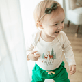 long sleeve graphic bodysuit | deer to my heart by Finn + Emma