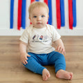 graphic bodysuit | my first 4th of july rocket by Finn + Emma