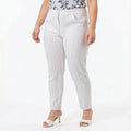 Nine West Lily Multi Stripe Plus Size Pinstripe Skinny Pants, 18W by Vanessa Jane