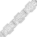0.48 Carat Genuine White Diamond .925 Sterling Silver Bracelet by Bids.com