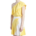 Milly Women's One Shoulder Top, Yellow, Size Small by Vanessa Jane