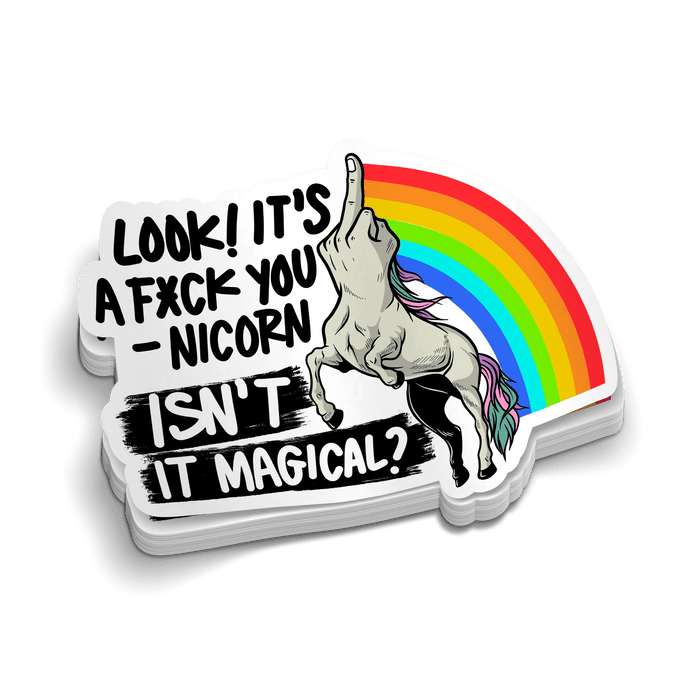 F*ck Younicorn - Hard Hat Decal by Armed American Supply