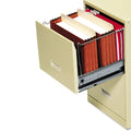 Pendaflex File Cabinet Pockets, 3.5" Expansion, Letter Size, Redrope, 10/Box